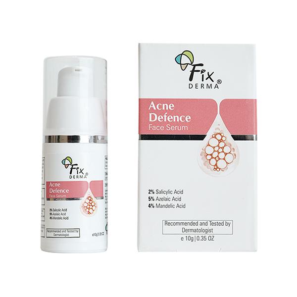 Netmeds | Fixderma Acne Defence Face Serum with 2% Salicylic Acid for Anti Acne & Spot Treatment 10 ml