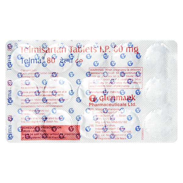 Netmeds | Telma 80mg Tablet 15'S