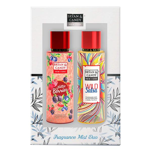 Bryan & Candy Nottie Berries And Wild Salsa Duo Body Mist Spray 250ml 2's