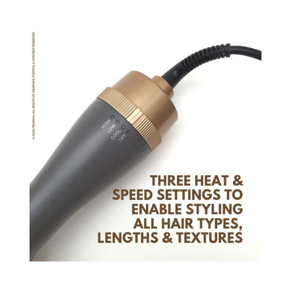 Alan Truman The Blow Brush Grey Gold Ceramic 1's - Multi-Stylers