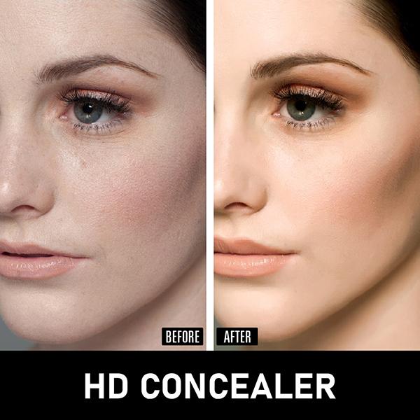 Half N Half Hd-Pro Blemish Cover, Dark Circle Cover, Longwear Medium-Full Coverage Color Correcting Concealer for All Skin Type 8 gm - Concealer