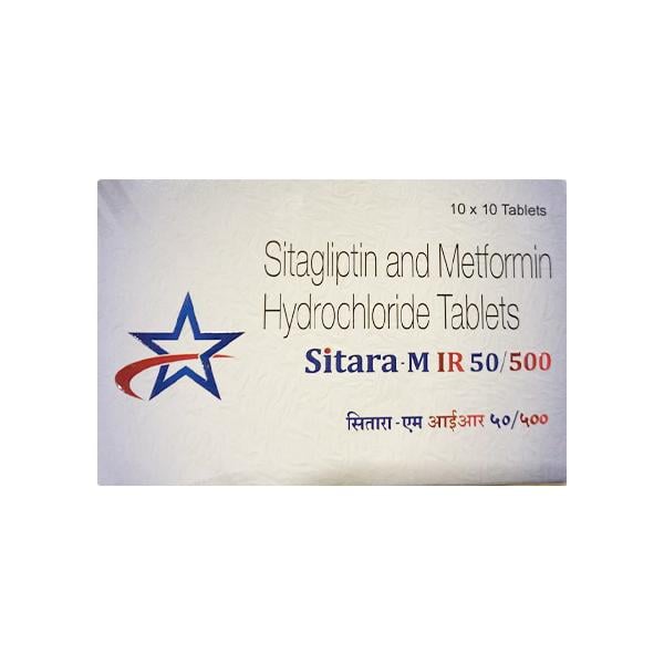 SITARA M IR 50/500 Tablet 10's - Diabetes-Ant