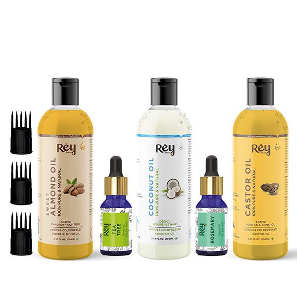 Rey Naturals Hair Care Essential Oils kits 330 ml