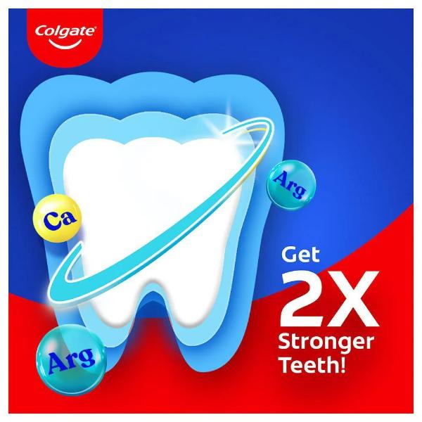 Colgate Strong Teeth Dental Cream Toothpaste (200g+ 100g+ Toothbrush worth 35rs) - Toothpaste