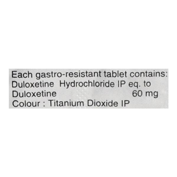 Duvanta 60mg Tablet 10'S - Depression-Ant