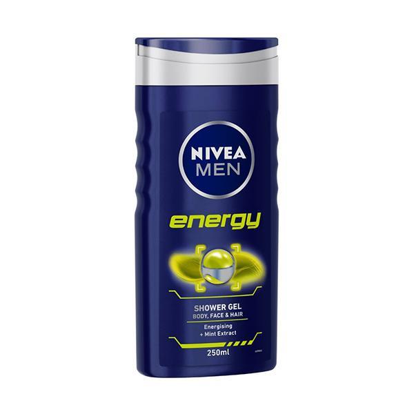 Nivea Men Energy Shower Gel 250 ml - Shower Gels & Body Wash