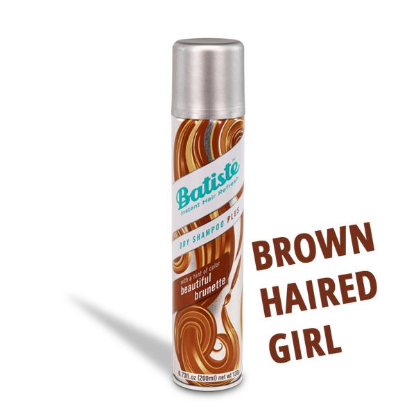 Batiste Plus Dry Hair Shampoo - Beautiful Brunette 200 ml - Dry Shampoos & Conditioners