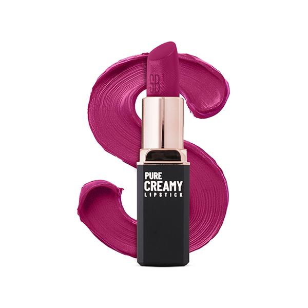 Netmeds | Swiss Beauty Pure Creamy Lipstick -Fuchsia Fun 4 g