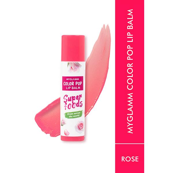 Netmeds | MyGlamm Color Pop Lip Balm-Rose 6.4 gm