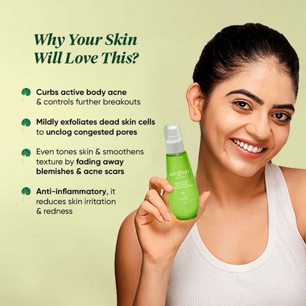 Dot & Key Cica Calming Back & Body Skin Clarifying Spray 150 ml - Face Wash & Cleansers