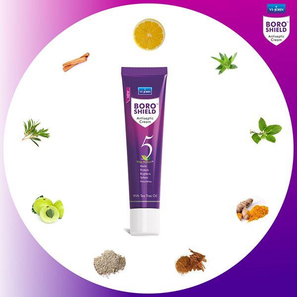 VI-John Boroshield Antiseptic Ayurvedic Cream 19 ml - Bb & Cc Creams