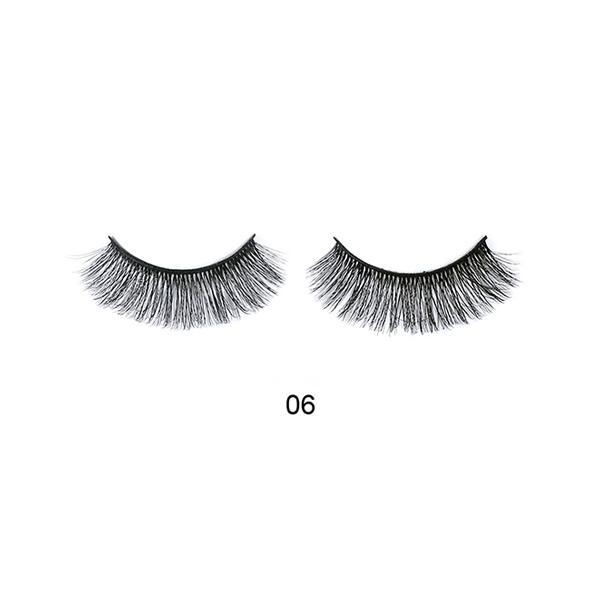 Bronson Professional 3d effect False eyelashes 06 1's - Eyelashes