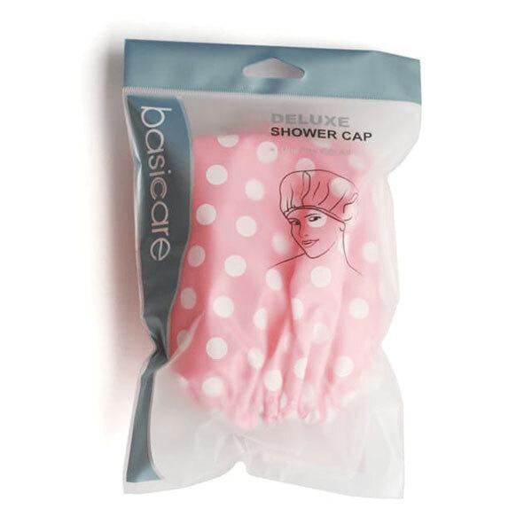 Basicare Premium Shower Cap Pink 1's - Loofahs & Sponges