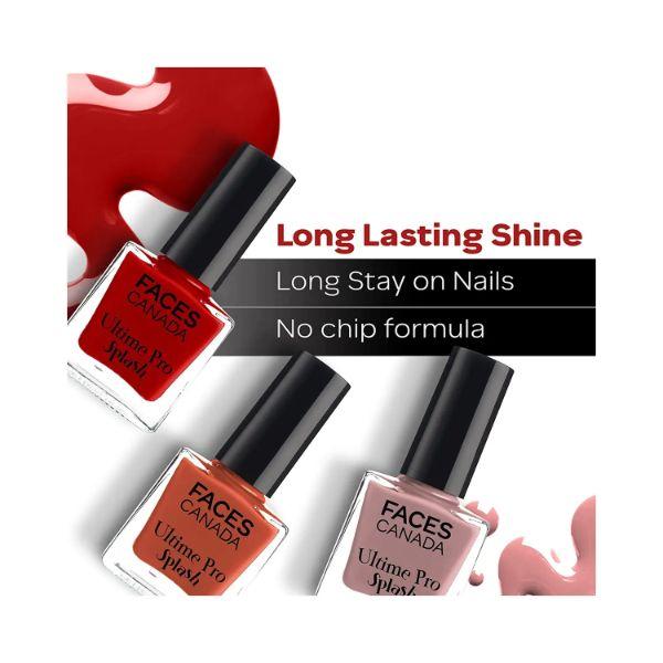 Faces Canada Ultime Pro Splash Nail Enamel Pink Flemenco 21 8 ml - Nail Polish