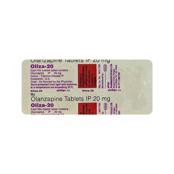 Oliza 20mg Tablet 10'S - Psychosis-Ans