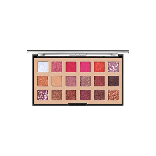 Miss Rose 18 Color Matte & Glitter Nude Eyeshadow Palette 7001 - 437 M03 19.7 gm - Face Palettes