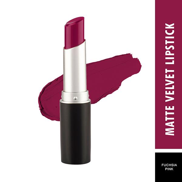 Swiss Beauty Smooth Velvet Matte Lipstick - (Fuchsia Pink) 3.2 gm - Lipsticks