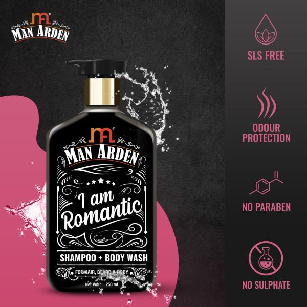 Man Arden I Am Romantic Shampoo + Body Wash 250 ml - Shampoos