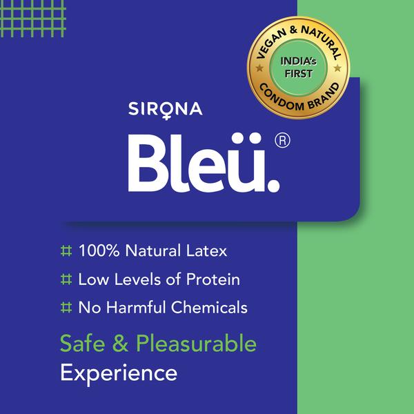 Bleu High Grade Natural Latex Ultra Thin Condoms (Pack of 2 X 8's) - Plain/Flavoured Condoms