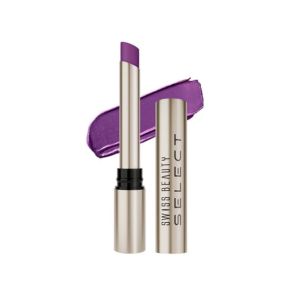 Swiss Beauty Select High On Shine Creamy Lipstick Enriched With Vitamin E Admirer Plum 1 gm - Lipsticks