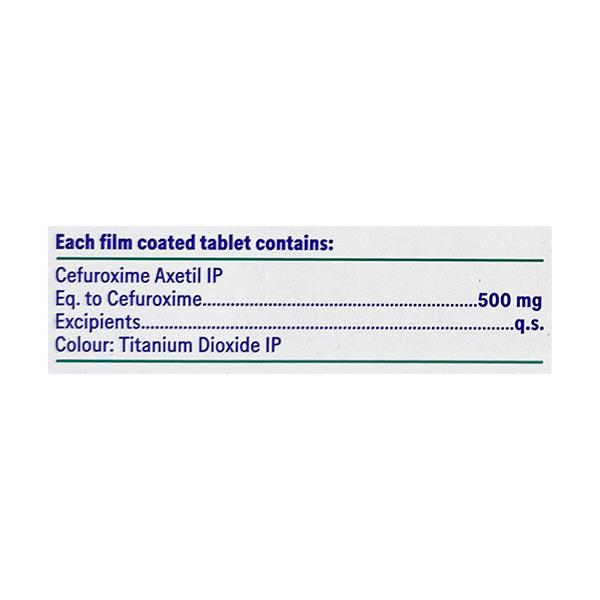 TRI CEFURO 500 Tablet 10's - Bacterial Infections-Cep