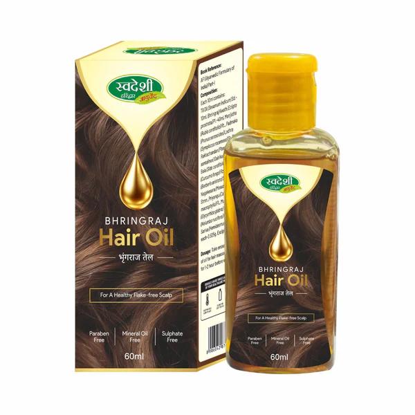 Netmeds | Swadeshi Bhringraj Hair Oil 60 ml