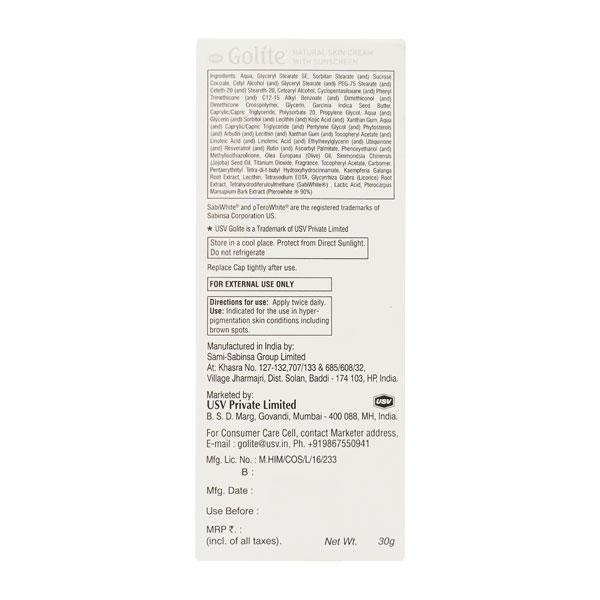 Golite Cream 30gm - Hyperpigmentation-Oth