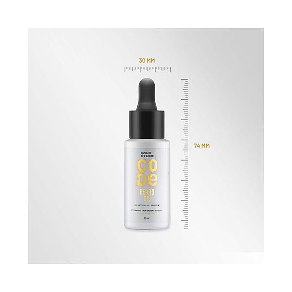 Wild Stone Code Beardgrowth Oil for Men 30 ml - Beard Oil