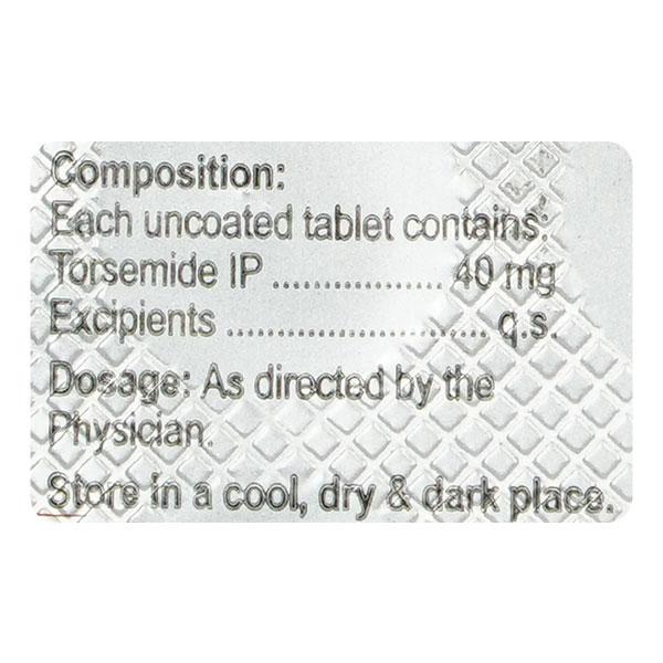 JBTOR 40 Tablet 10's - Hypertension-Diu