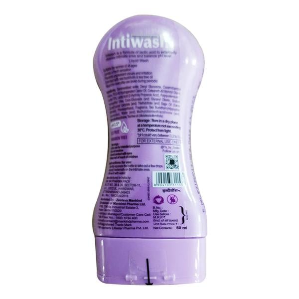 Intiwash New Liquid Wash 50ml - Vaginal Conditions-Pre
