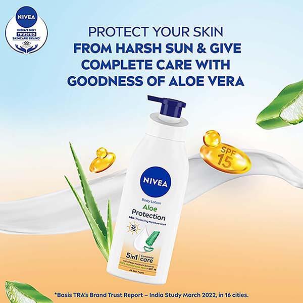 NIVEA BODY LOTION ALOE PROTECTION SPF15 400 ml - Deodorants/Roll-Ons