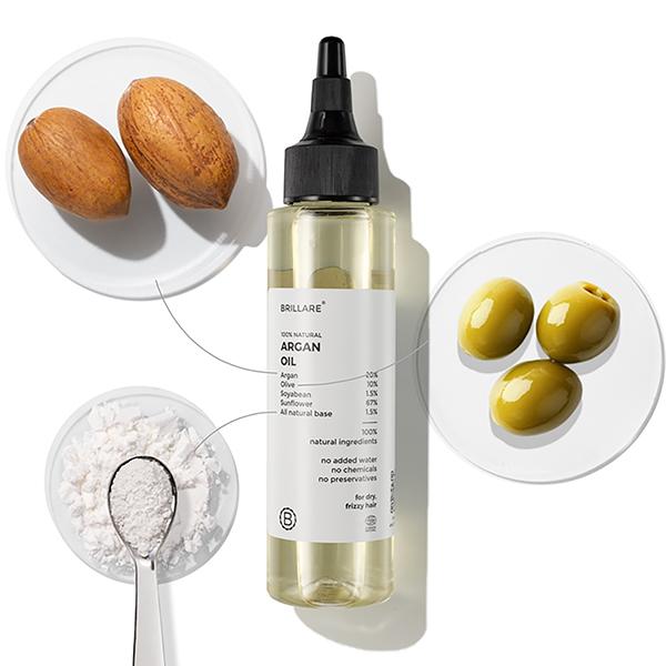 Netmeds | Brillare Argan Oil For Dry, Frizzy Hair 100 ml