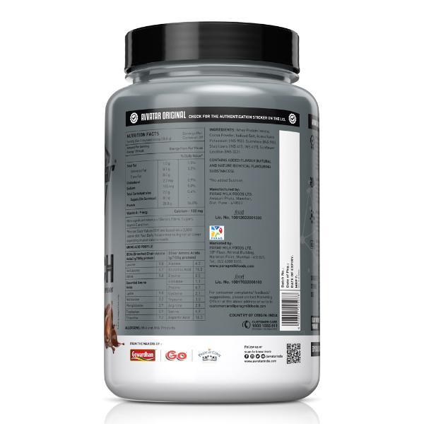Avvatar Isorich Protein Powder - Chocolate Hazelnut Flavour (Jar) 1 kg - Whey Proteins