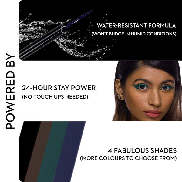 SUGAR Cosmetics Eye Told You So! Smudgeproof Eyeliner - 03 Green Lantern 1.7 ml - Eyeliners