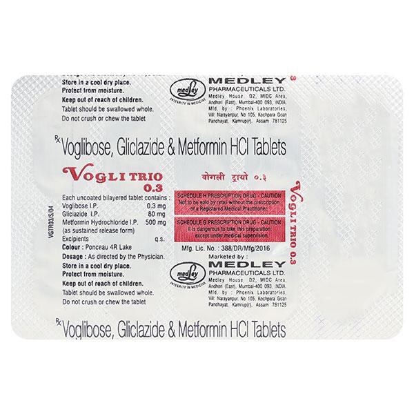 Netmeds | Voglitrio 0.3mg Tablet 10'S