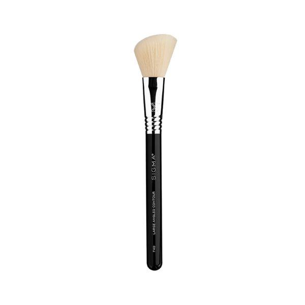 Sigma Beauty F40 Large Angled Contour Brush - Black/Chrome 1's - Face Brush