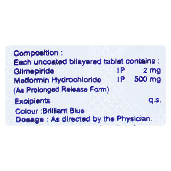 Buy GLIMPY MF SR 2 Tablet 10's Online at Upto 25% OFF | Netmeds