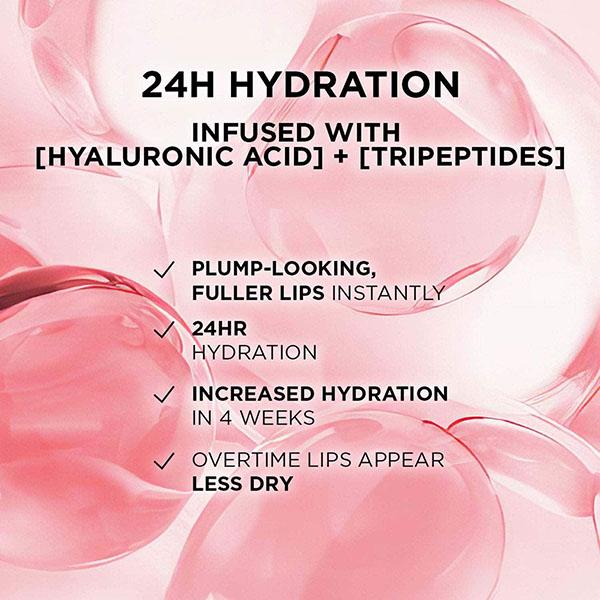 L'Oreal Paris Plump Ambition Hyaluron Lip Oil- 641 Latte Glace- Plumping Lip Oil 5 ml - Liquid Lipsticks