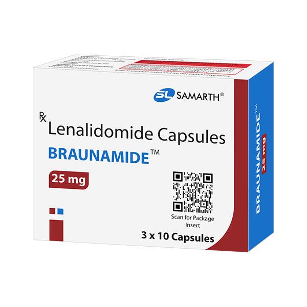 BRAUNAMIDE 25mg Capsule 10's