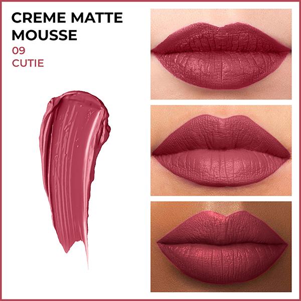 Insight Cosmetics Creme Matte Mousse Cute 6.5 gm - Liquid Lipsticks