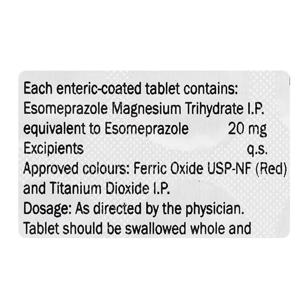NEKSIUM 20mg Tablet 15's - Ulcer/Reflux/Flatulence-Aaa