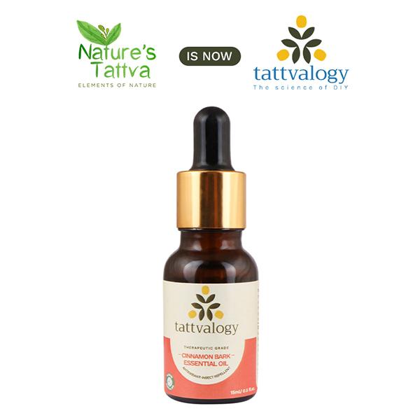 Tattvalogy Cinnamon Bark Essential Oil Therapeutic Grade 15 ml - Essential Oils