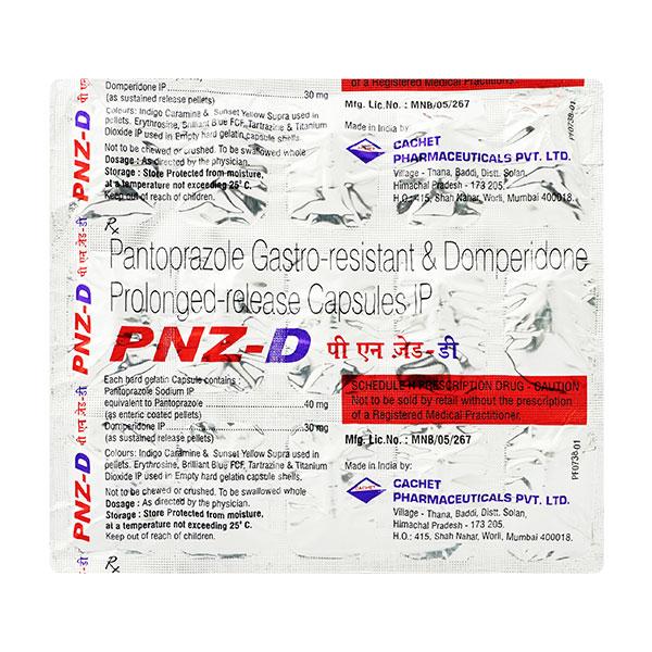 PNZ D Capsule 15's - Ulcer/Reflux/Flatulence-Aaa