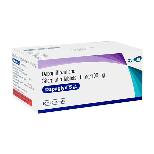 DAPAGLYN S 10/100 Tablet 10's - Diabetes-Ant