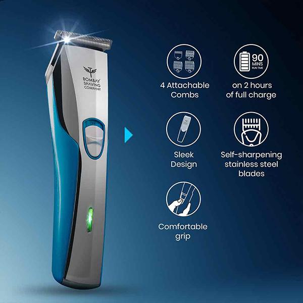 Bombay Shaving Company Electric Blue Beard Trimmer 200 gm - Trimmers