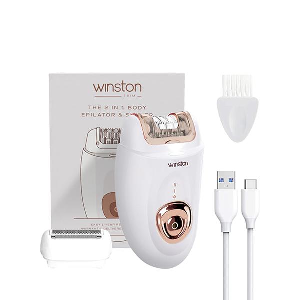 Netmeds | Winston 2 In 1 Body Epilator and Shaver Rechargeable Battery Operated 1's