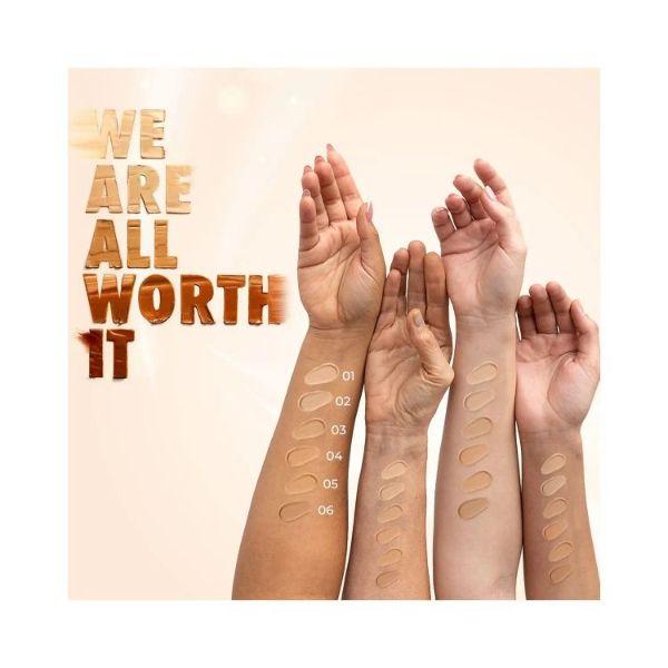 Just Herbs Serum Foundation Dewy Finish Spf 30+ Rosehip + Ricestarch, 02 Porcelain 30ml - Foundation