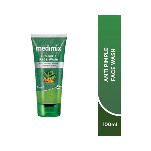 Medimix Ayurvedic Anti Pimple Face Wash 100 ml - Face Washes