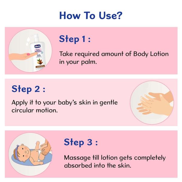 Chicco Baby Moments Body Lotion (0+ Months) - Almond Milk & Murumuru Butter 200 ml - Creams, Lotions & Oils