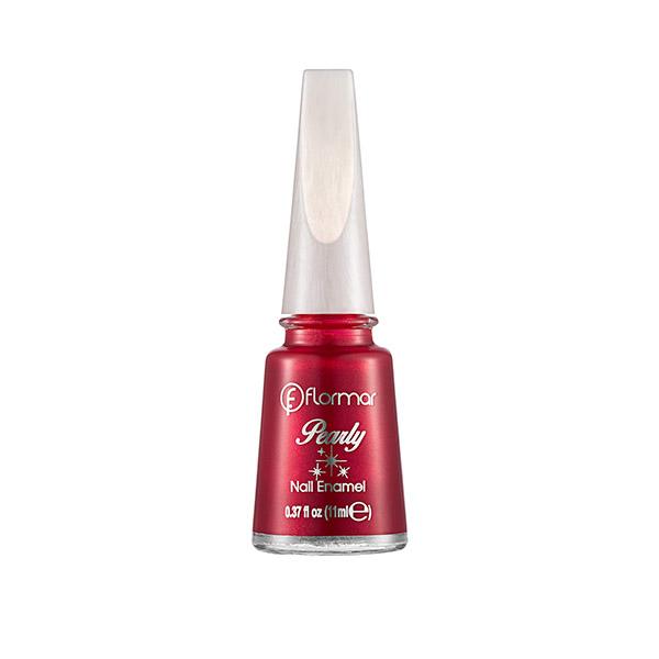 Flormar Pearly Nail Enamel PL074 Red Attraction 11 ml - Nail Polish